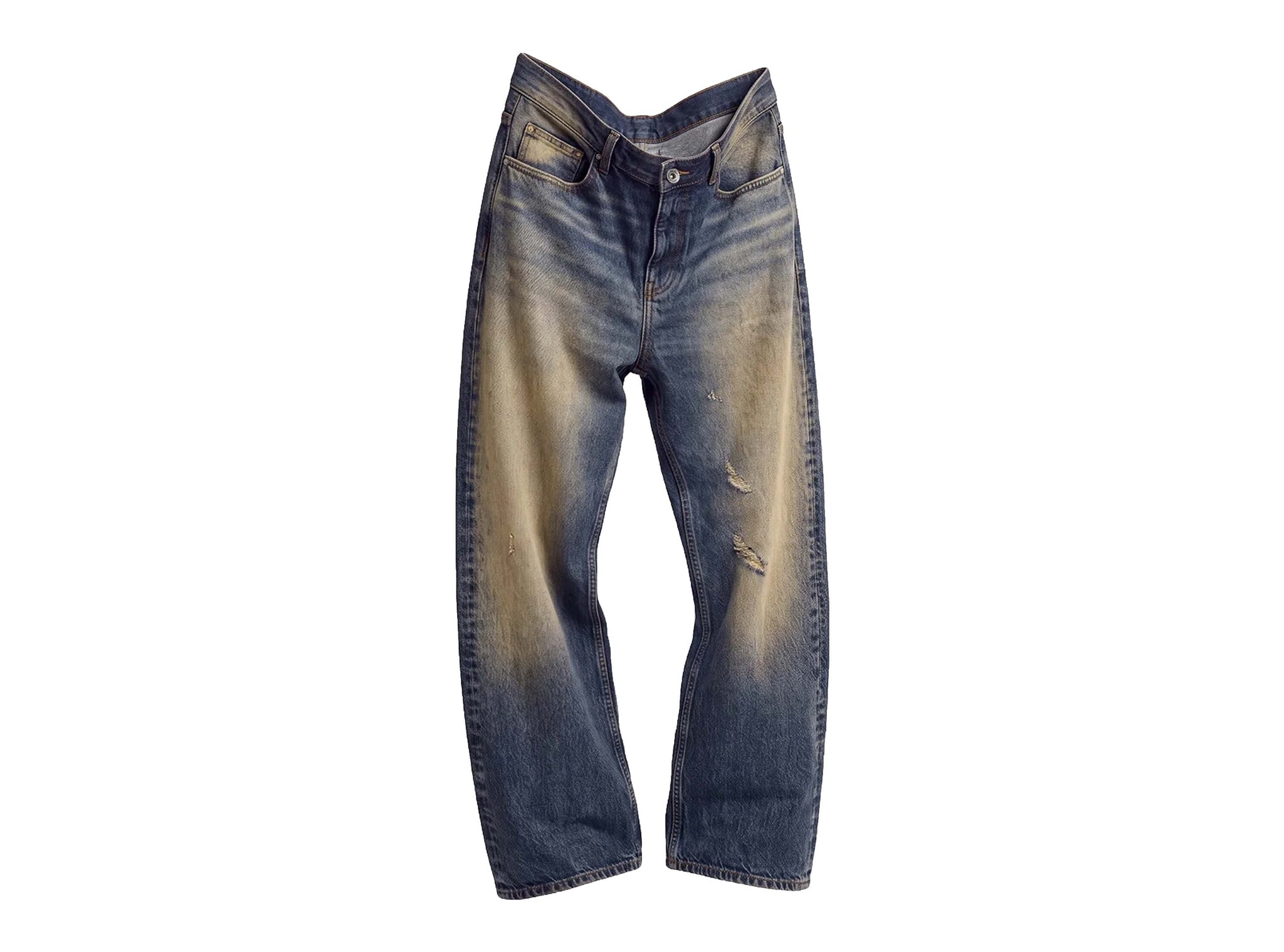 Relaxed Jeans Faded Washed FJEA167 Flaneur Relaxed Jeans Faded Washed FJEA167