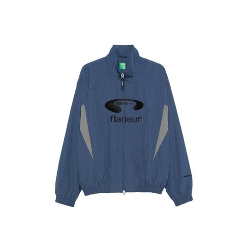 Music Paneled Track Jacket Navy FTRJ174