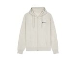 Flaneur Signature Zip Up Hoodie Heather Grey FZIP197