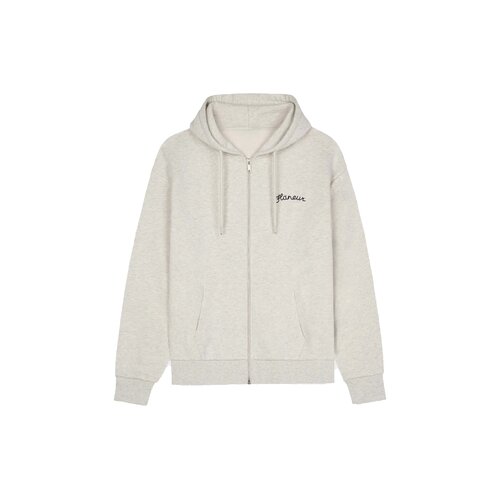 Signature Zip Up Hoodie Heather Grey FZIP197