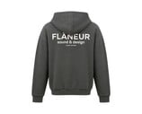 Sound & Design Studio Member Zip Up Washed Black FZIP224 Flaneur Sound & Design Studio Member Zip Up Washed Black FZIP224