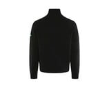 Badge Knit Cardigan Black FKNI048 Flaneur Badge Knit Cardigan Black FKNI048