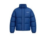 Logo Puffer Jacket Blue FOUT225 Flaneur Logo Puffer Jacket Blue FOUT225