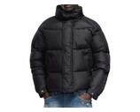 Embroidered Puffer Jacket Black FOUT220 Flaneur Embroidered Puffer Jacket Black FOUT220