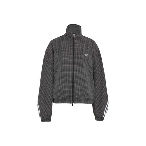 Checks Track Top Black Grey Three Utility Black LD5339