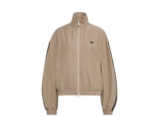 Checks Track Top Crystal Linen Aurora Coffee Orbit Green Vermillion LE8307 Adidas Checks Track Top Crystal Linen Aurora Coffee Orbit Green Vermillion LE8307