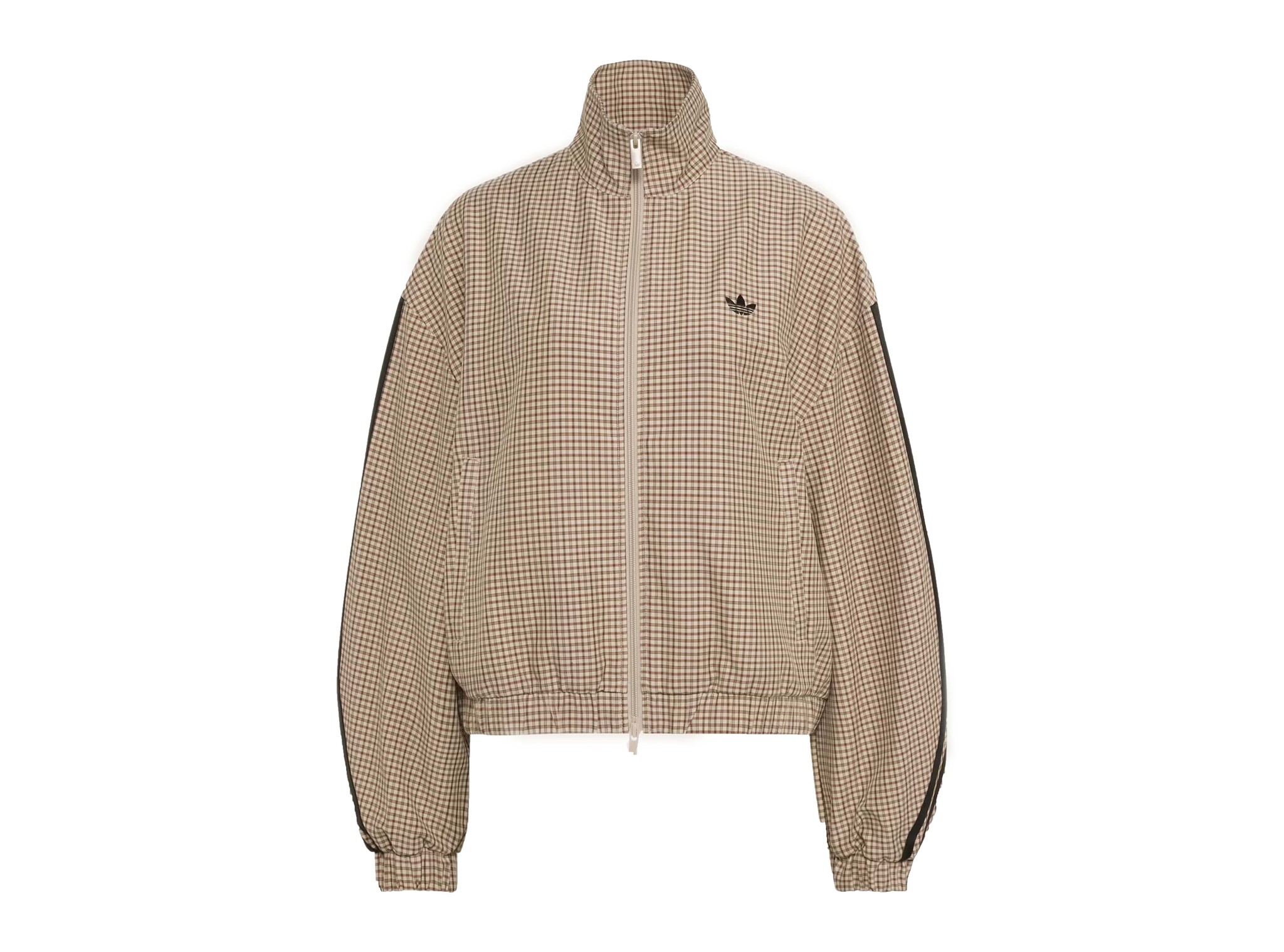 Checks Track Top Crystal Linen Aurora Coffee Orbit Green Vermillion LE8307 Adidas Checks Track Top Crystal Linen Aurora Coffee Orbit Green Vermillion LE8307