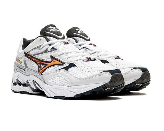 Mizuno Wave MG4 LS White Artisan's Gold Galaxy Silver D1GA265201