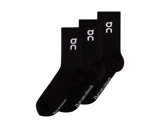 ON Logo Sock High 3P Black 2UF10310553