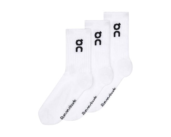 Logo Sock High 3P White 2UF10310069 ON Logo Sock High 3P White 2UF10310069