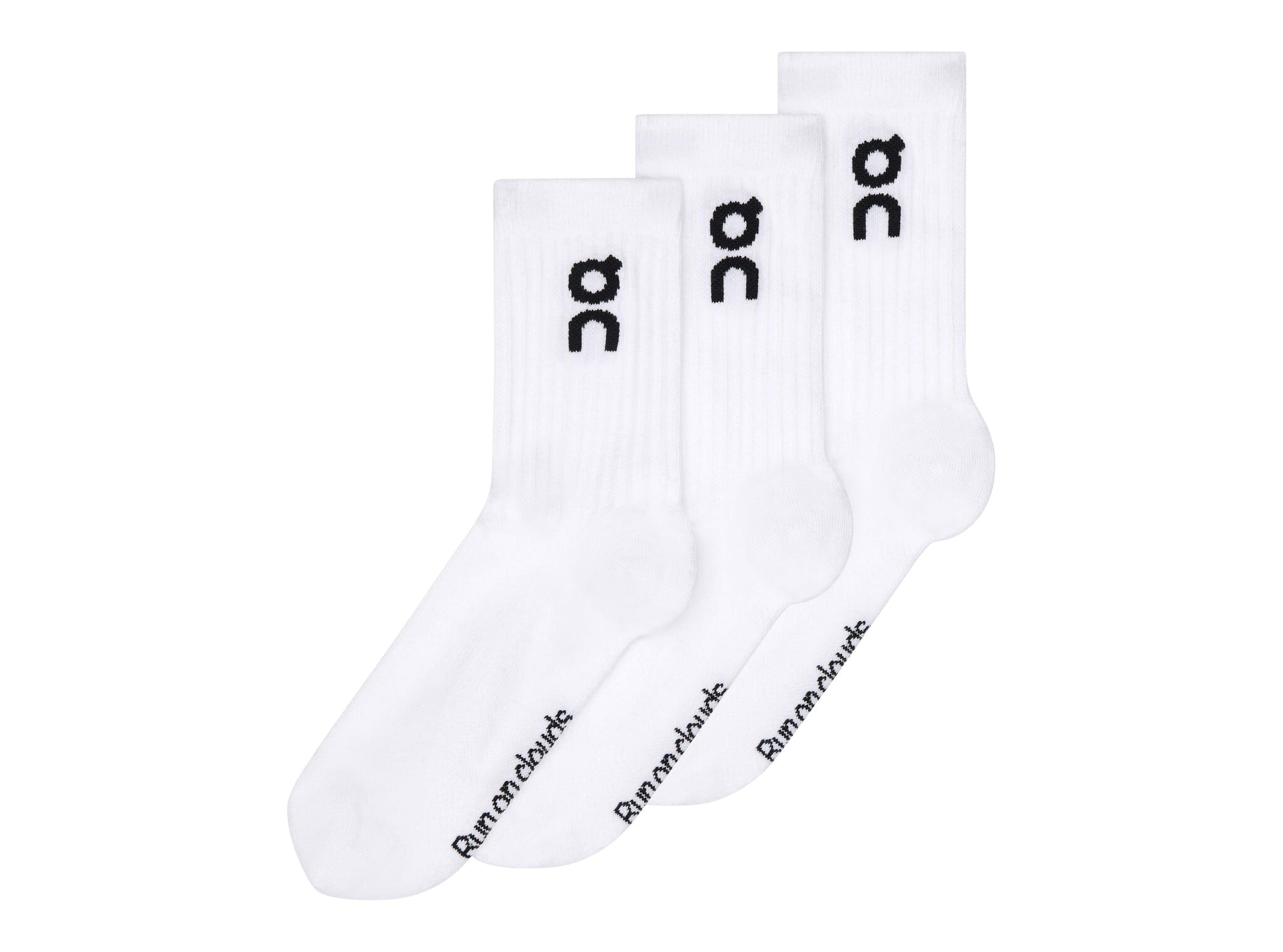 Logo Sock High 3P White 2UF10310069 ON Logo Sock High 3P White 2UF10310069