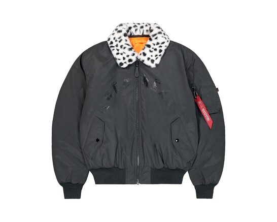 X Ice Cream B 15 Bomber Jacket Black 268170 03 Alpha Industries X Ice Cream B 15 Bomber Jacket Black 268170 03