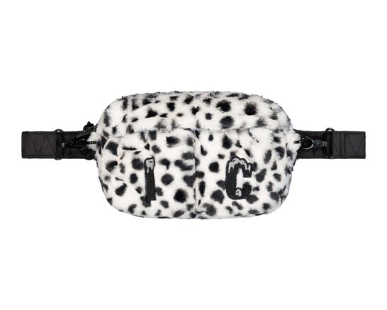X Ice Cream Faux Fur Messenger Bag Black White 268970 95 Alpha Industries X Ice Cream Faux Fur Messenger Bag Black White 268970 95