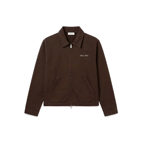 Script Logo Full Zip Brown FW26 6003
