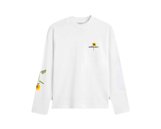 Brams Fruit Sunflower Longsleeve White FW26 2098