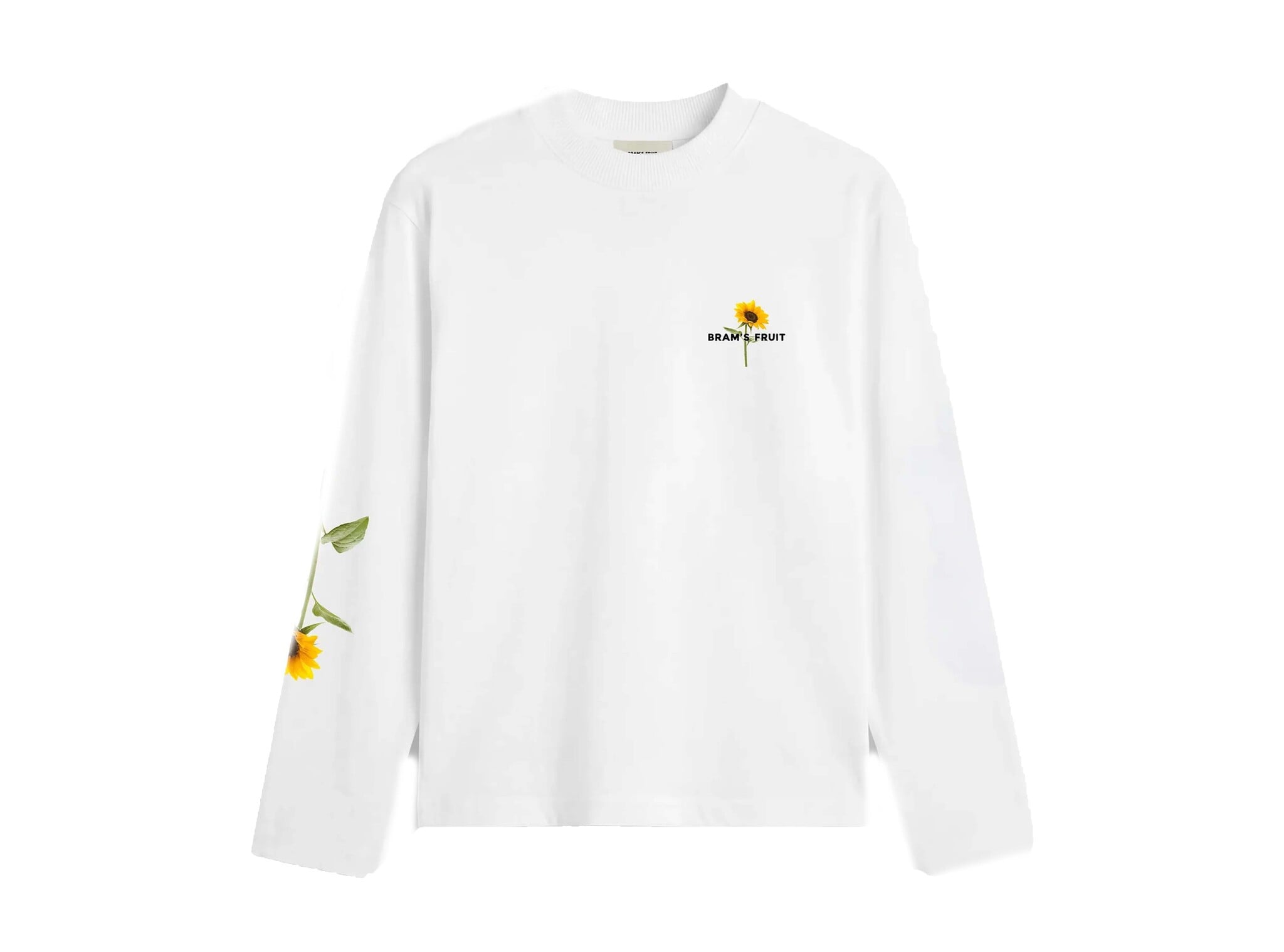 Brams Fruit Sunflower Longsleeve White FW26 2098