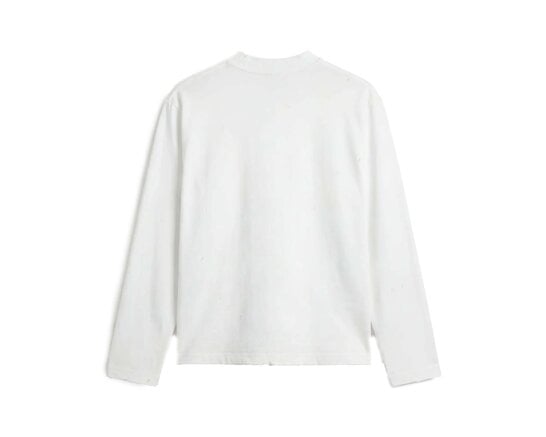 Distressed Quote Longsleeve White FW26 2090 Brams Fruit Distressed Quote Longsleeve White FW26 2090