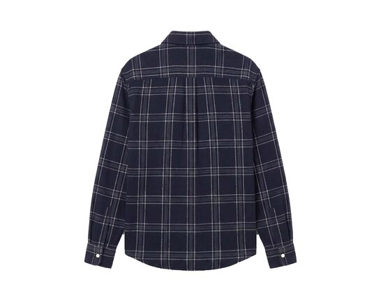 Flanel Overshirt Navy FW26 2016 Brams Fruit Flanel Overshirt Navy FW26 2016