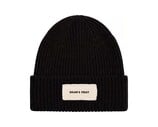 Distressed Label Beanie Black FW26 4321 Brams Fruit Distressed Label Beanie Black FW26 4321