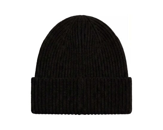 Distressed Label Beanie Black FW26 4321 Brams Fruit Distressed Label Beanie Black FW26 4321