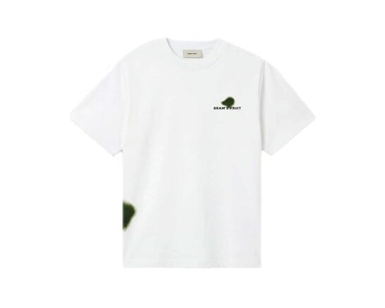 Grass Stain T Shirt White FW26 2125 Brams Fruit Grass Stain T Shirt White FW26 2125