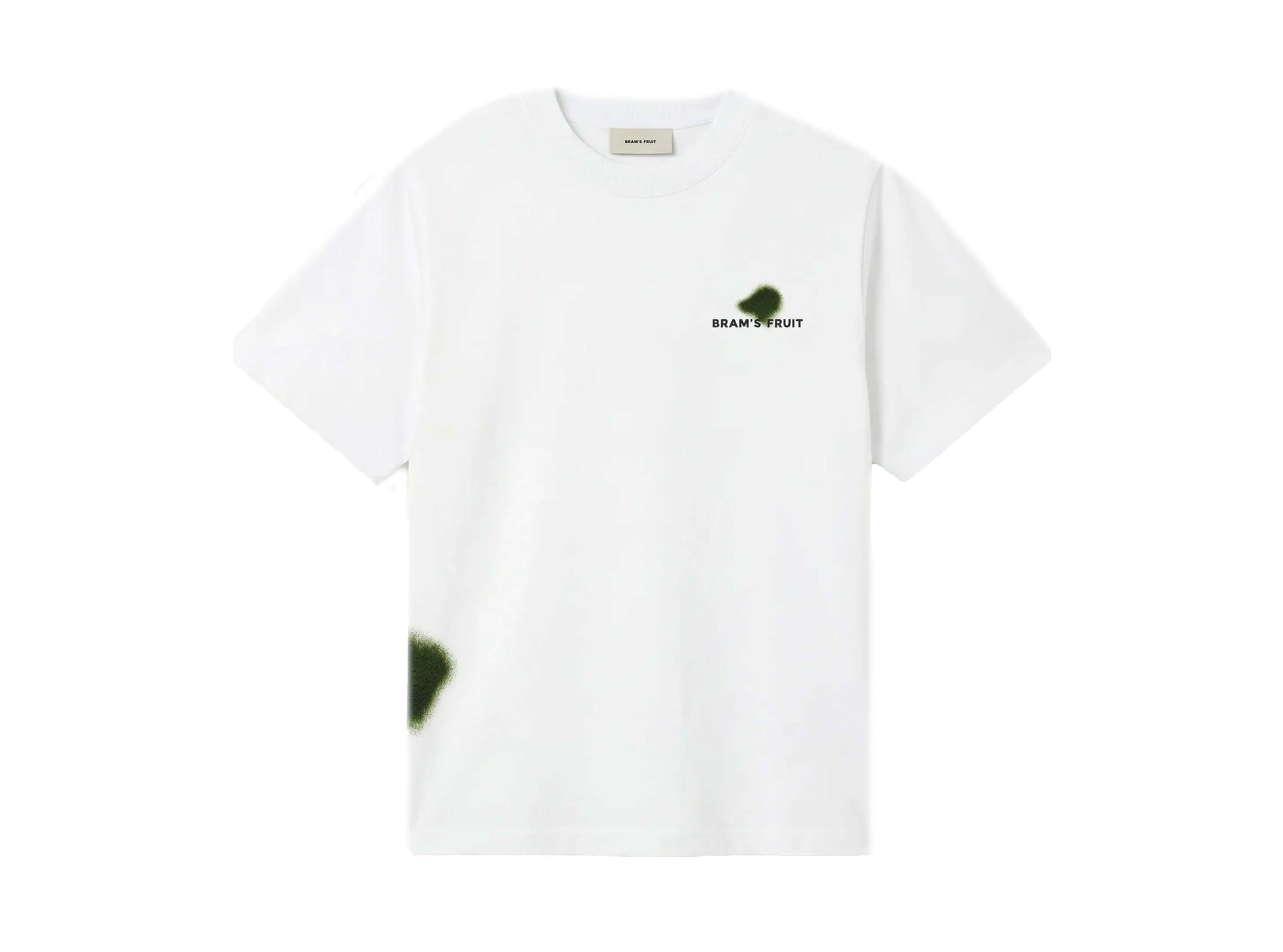 Grass Stain T Shirt White FW26 2125 Brams Fruit Grass Stain T Shirt White FW26 2125