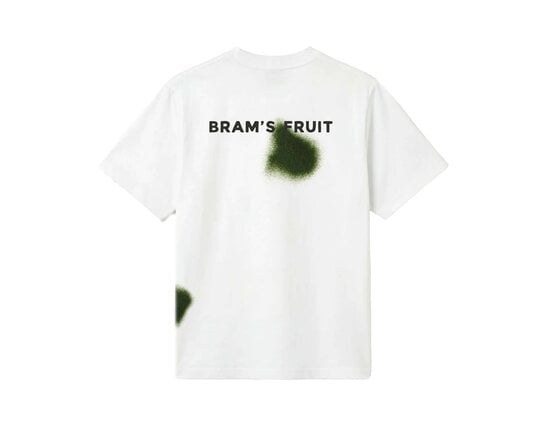 Grass Stain T Shirt White FW26 2125 Brams Fruit Grass Stain T Shirt White FW26 2125