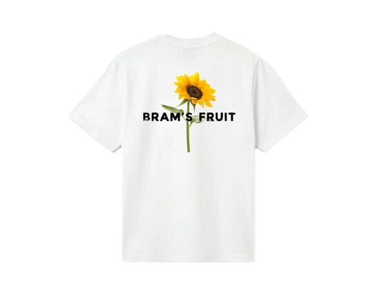 Sunflower T Shirt White FW26 2121 Brams Fruit Sunflower T Shirt White FW26 2121