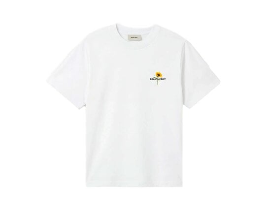 Sunflower T Shirt White FW26 2121 Brams Fruit Sunflower T Shirt White FW26 2121