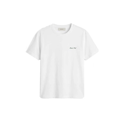 Fitted Script Logo T Shirt White FW26 2129