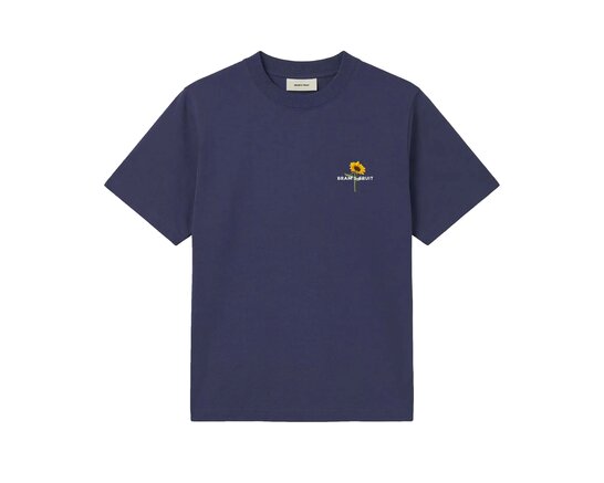Sunflower T Shirt Midnight Blue FW26 2118 Brams Fruit Sunflower T Shirt Midnight Blue FW26 2118
