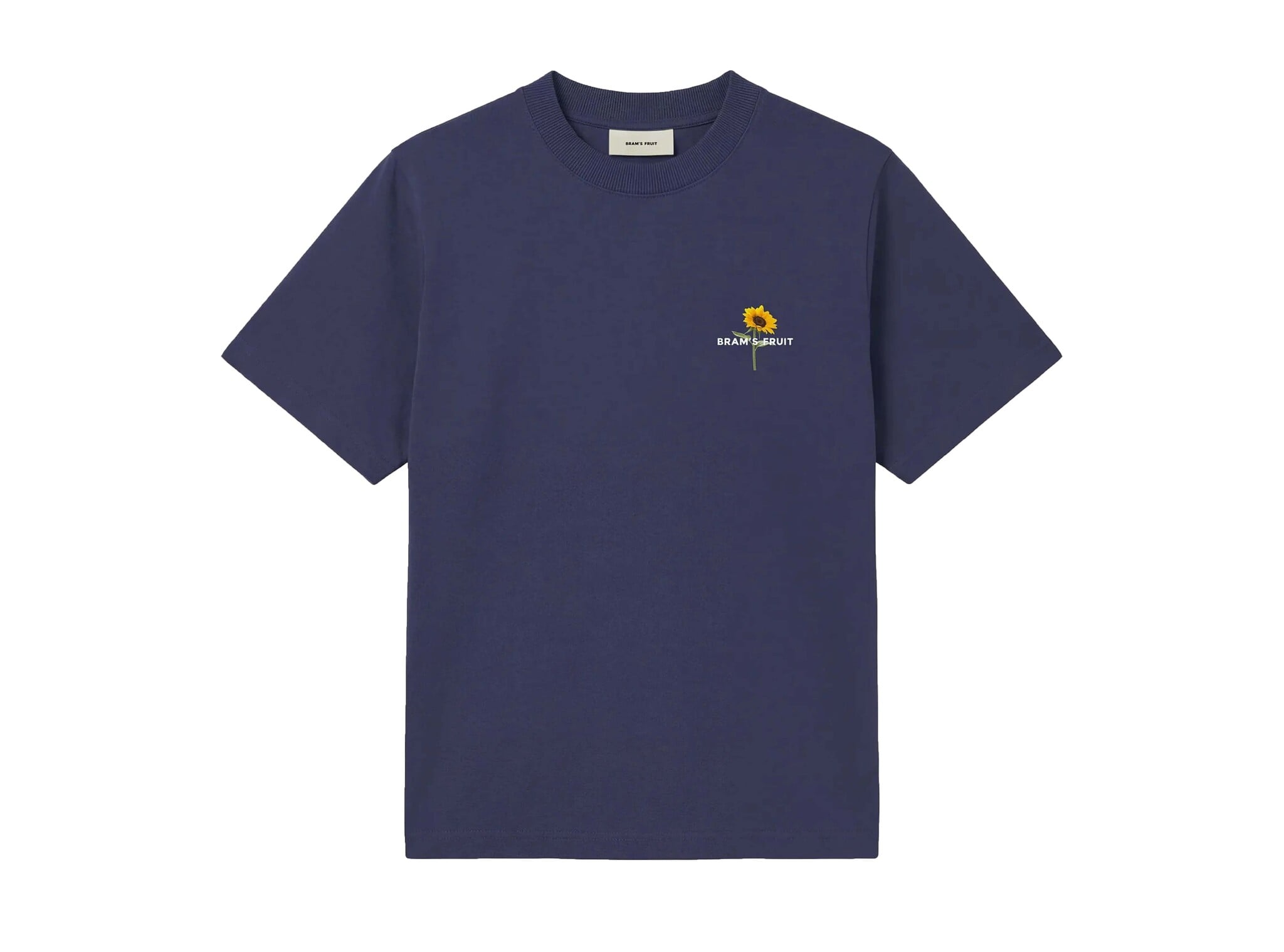 Sunflower T Shirt Midnight Blue FW26 2118 Brams Fruit Sunflower T Shirt Midnight Blue FW26 2118