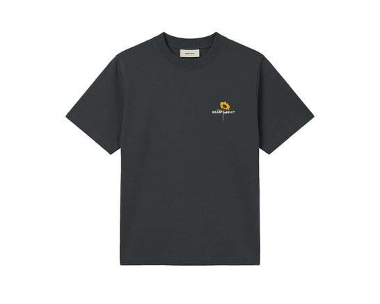 Brams Fruit Sunflower T Shirt Shadow Black FW26 2119
