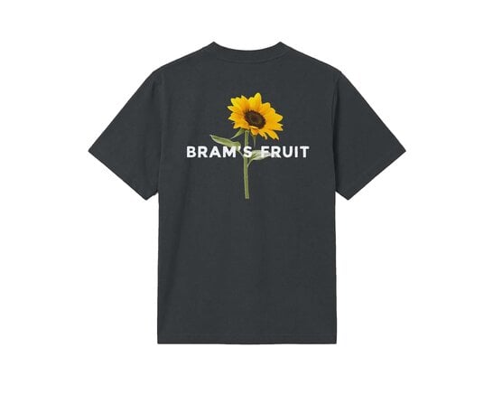 Brams Fruit Sunflower T Shirt Shadow Black FW26 2119