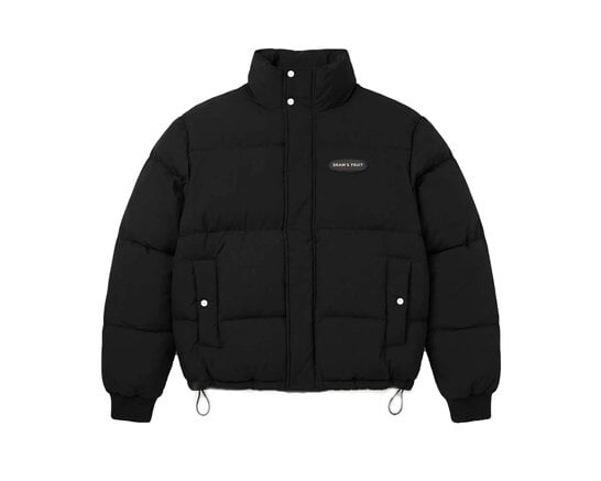 Puffer Jacket Black FW26 2002 Brams Fruit Puffer Jacket Black FW26 2002