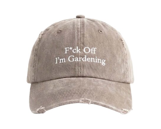 F*ck Off I'm Gardening Cap Distressed Clay FW26 2611 Brams Fruit F*ck Off I'm Gardening Cap Distressed Clay FW26 2611