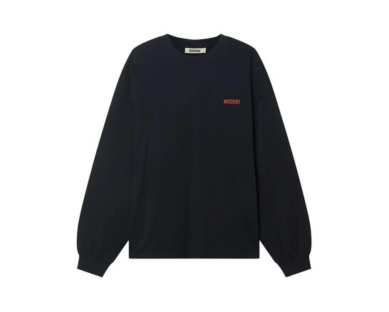 WBBeam LS Retro Tee Dark Navy 2646 407 Woodbird WBBeam LS Retro Tee Dark Navy 2646 407