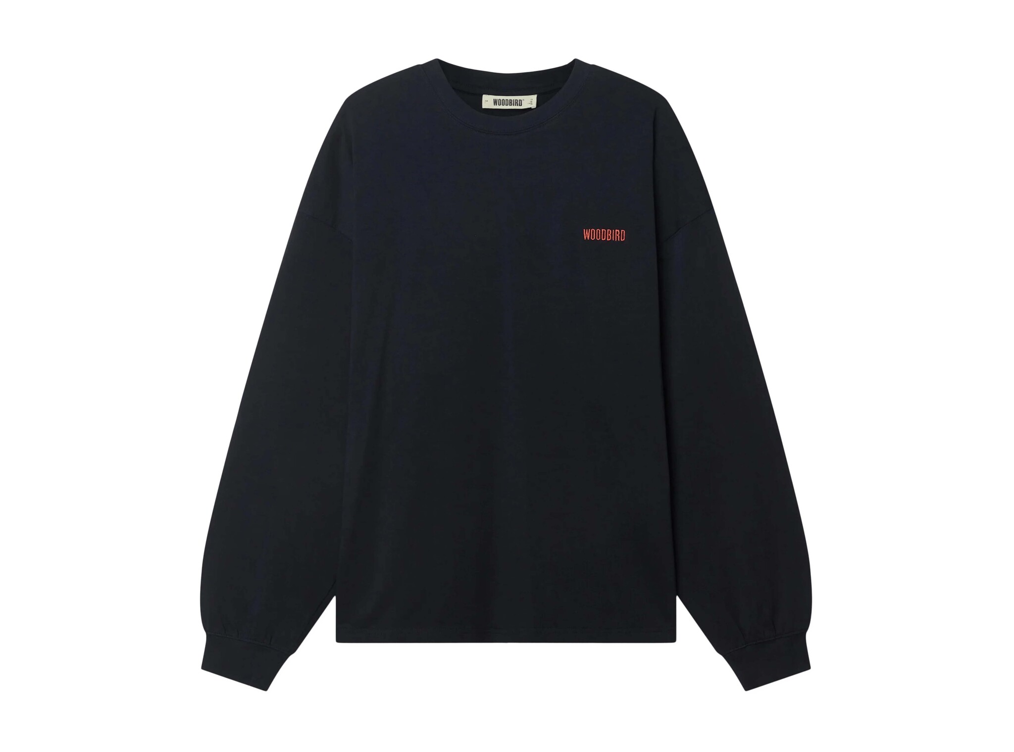 WBBeam LS Retro Tee Dark Navy 2646 407 Woodbird WBBeam LS Retro Tee Dark Navy 2646 407