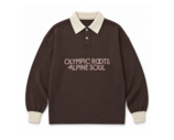 Olympic Roots Knit Polo Peppercorn CC 62033 703 Collectiq Olympic Roots Knit Polo Peppercorn CC 62033 703