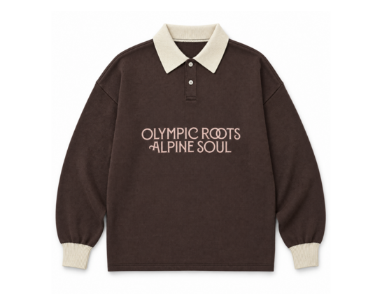 Olympic Roots Knit Polo Peppercorn CC 62033 703 Collectiq Olympic Roots Knit Polo Peppercorn CC 62033 703