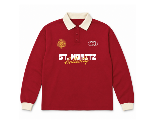 Moritz Soleil Knit Polo Deep Red CC 62032 402 Collectiq Moritz Soleil Knit Polo Deep Red CC 62032 402