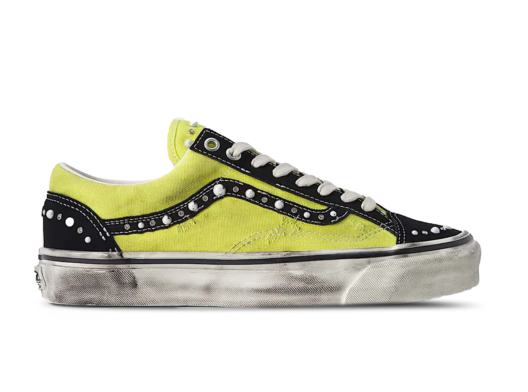 Vans LX Old Skool 36 Pearlized Black Fluro Lime VN000E8VHHC1