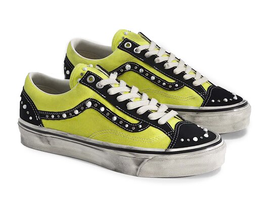 Vans LX Old Skool 36 Pearlized Black Fluro Lime VN000E8VHHC1
