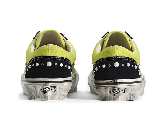Vans LX Old Skool 36 Pearlized Black Fluro Lime VN000E8VHHC1
