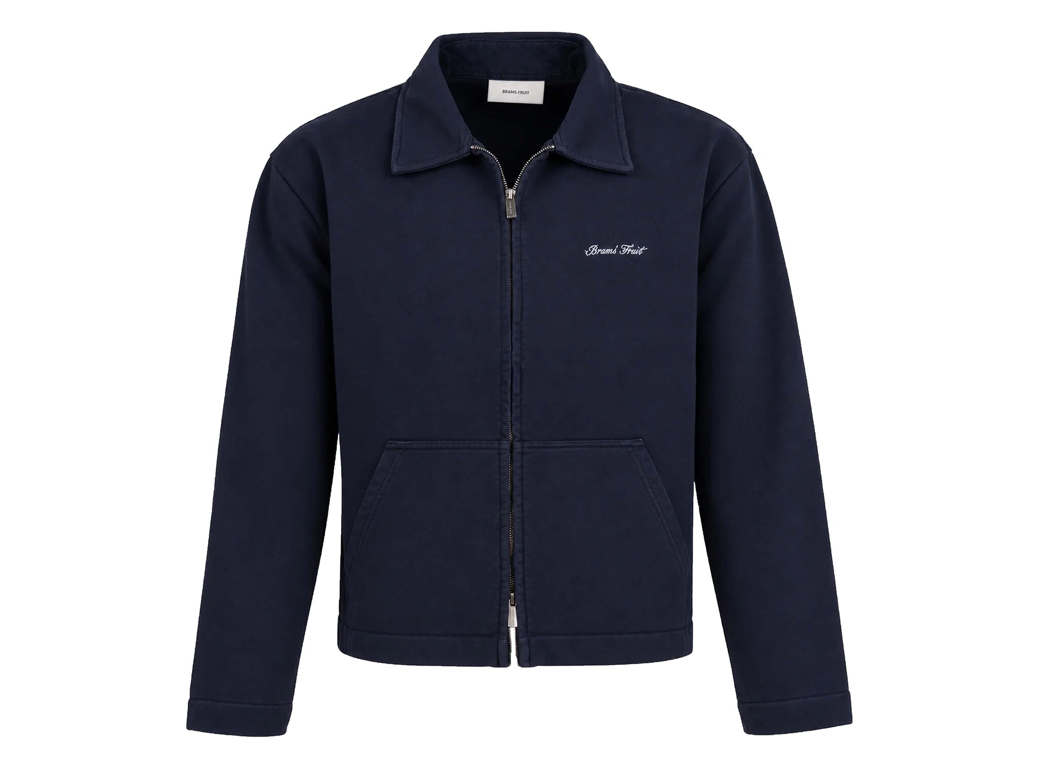 Brams Fruit Script Logo Full Zip Navy FW26 6001
