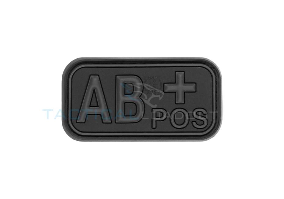 AB-Positive Blood Type PVC Patch Blackops