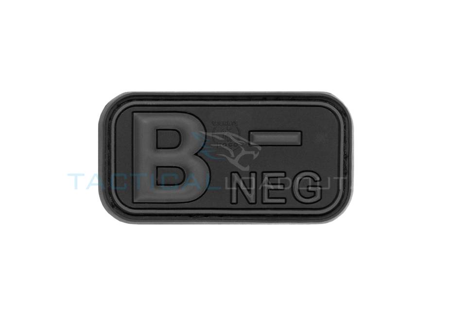 B-Negative Blood Type PVC Patch Blackops