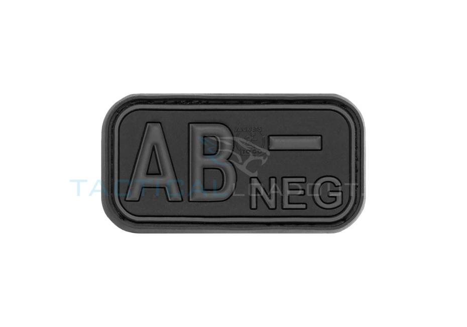 AB-Negative Blood Type PVC Patch Blackops