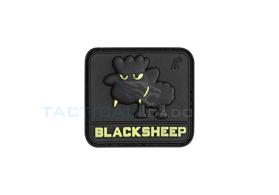 Black Sheep PVC Patch Glow In The Dark
