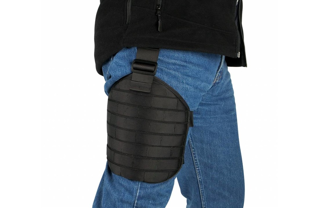 TT Leg Base Molle Panel Black